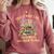 That's What I Do I Read Books And I Know Things Book Floral Comfort Colors Sweatshirt Orchid