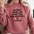 The Only Thing I Like More Than Reading Books Is Fucking Comfort Colors Sweatshirt Orchid