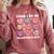 Things I Do On Valentines's Day Book Lover Candy Heart Comfort Colors Sweatshirt Orchid
