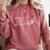 Thriller Book Fan Coffee With A Side Of Murder Comfort Colors Sweatshirt Orchid