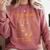 Tired Mom Club Bookish Things Booktrovert Book Lover Comfort Colors Sweatshirt Orchid