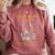 Tired Moms Book Club Coffee Chaos Readers Cozy Comfort Colors Sweatshirt Orchid