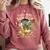 Tired Moms Book Club Cozy Night Coffee Reading Cat Comfort Colors Sweatshirt Orchid