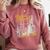 Tired Moms Book Club Reading Books Lovers Mom For Mothers Comfort Colors Sweatshirt Orchid