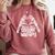 You Had Me At Trigger Warning Skeleton Book Reading Lover Comfort Colors Sweatshirt Orchid