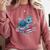 Turtle Bookworm Reading Book Bookworm Book Nerd Cute Graphic Comfort Colors Sweatshirt Orchid