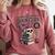 Unapologetically Anti Social Book Club Comfort Colors Sweatshirt Orchid