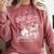 Unapologetically Antisocial Book Club Meets Weekly Retro Comfort Colors Sweatshirt Orchid