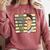 Never Underestimate Girl Read Book Reading Librarian Women Comfort Colors Sweatshirt Orchid