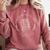 Never Underestimate The Power Of A Girl With A Book Comfort Colors Sweatshirt Orchid