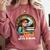 Never Underestimate The Power Of a Girl With a Book Reading Comfort Colors Sweatshirt Orchid