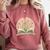 Unearth a Story 2026 Summer Reading Program Flowers Book Comfort Colors Sweatshirt Orchid