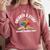 Unearth a Story 2026 Summer Reading Program Tree Book Comfort Colors Sweatshirt Orchid