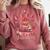 Valentine All Booked For Valentines Book Lovers Teacher Kid Comfort Colors Sweatshirt Orchid