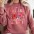 Valentine Day Book You Are Too Sweet Librarian Teacher Kids Comfort Colors Sweatshirt Orchid