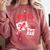Valentines Book Lover Romance Books Are My Love Language Comfort Colors Sweatshirt Orchid
