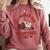 Valentines All Booked For Valentines Book Lover Girl Teacher Comfort Colors Sweatshirt Orchid