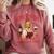 Valentine’s Day Wine Lovers Book Club We Read Wine Labels Comfort Colors Sweatshirt Orchid