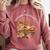 Valentine's Swooning Over Stories Cupid And Book Lover Tee Comfort Colors Sweatshirt Orchid