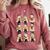 Vampire Reading Books Halloween Cute Teens Kids Comfort Colors Sweatshirt Orchid