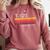 Video Cassette Tape VHS 80s 90s Nostalgia Costume Comfort Colors Sweatshirt Orchid