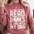 All I Want To Do Is Read Books Reading Dog Lovers Comfort Colors Sweatshirt Orchid