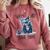 We'Re All Mad Here Cheshire Cat Alice Wonderland Book Kids Comfort Colors Sweatshirt Orchid