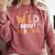Wild About Reading Animal Bookworm Library Book Lover Reader Comfort Colors Sweatshirt Orchid