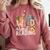 Wild About Reading Animals And Book Lovers Comfort Colors Sweatshirt Orchid