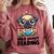 Wild About Reading Book Lover Pug Dog Comfort Colors Sweatshirt Orchid