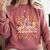Wild About Reading Teacher Reading Books Back To School Comfort Colors Sweatshirt Orchid