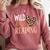 Wild About Reading Teacher Books Reader Lovers Leopard Zebra Comfort Colors Sweatshirt Orchid