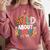 Wild About Reading Zoo Animals Books Reader Lover Comfort Colors Sweatshirt Orchid