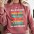 I Will Read Book On Boat Words For Kids Comfort Colors Sweatshirt Orchid