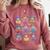 Witches Reading Books Halloween Cute Teens Kids Comfort Colors Sweatshirt Orchid Witches Reading Books Halloween Cute Teens Kids Comfort Colors Sweatshirt Orchid