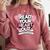 Women Read Your Heart Out Valentine's Day Teacher Book Comfort Colors Sweatshirt Orchid
