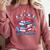 Women's Books Fireworks And Freedom Independence Day Book Lover Comfort Colors Sweatshirt Orchid