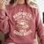 Women's Chai Tea And Books Chai Latte Lover Comfort Colors Sweatshirt Orchid