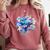 Women's Frutiger Aero Y2K Fish Comfort Colors Sweatshirt Orchid Women's Frutiger Aero Y2K Fish Comfort Colors Sweatshirt Orchid