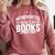 Women's Introverted But Willing To Discuss Books Comfort Colors Sweatshirt Orchid Women's Introverted But Willing To Discuss Books Comfort Colors Sweatshirt Orchid