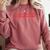 Women's I Really Love Books And Women's Rights Feminist Girls Women Comfort Colors Sweatshirt Orchid