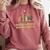 I Work To Support My Reading Addiction Books Lover Comfort Colors Sweatshirt Orchid