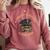 In A World Full Of Bookworms Be A Book Dragon Book Lover Comfort Colors Sweatshirt Orchid