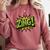 ZING Comic Book Retro Artwork – Cartoon Collector Comfort Colors Sweatshirt Orchid