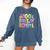 100 Days Of School Book Pencil Teachers Girls Kids 100th Day Comfort Colors Sweatshirt Blue Jean 100 Days Of School Book Pencil Teachers Girls Kids 100th Day Comfort Colors Sweatshirt Blue Jean