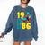 1986 Retro Raised In The 80s Old School Nostalgia Vibes Comfort Colors Sweatshirt Blue Jean