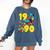 1990 Retro Raised In The 90s Old School Nostalgia Vibes Comfort Colors Sweatshirt Blue Jean