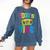 2000's Vibe Hip Hop Costume Early 2000s Party Nostalgia Comfort Colors Sweatshirt Blue Jean