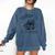 36th Birthday Women Book Lovers Chapter 36 Its My Birthday Comfort Colors Sweatshirt Blue Jean