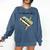 70s 80s 90s Retro Party Costume Nostalgia Cassette Comfort Colors Sweatshirt Blue Jean